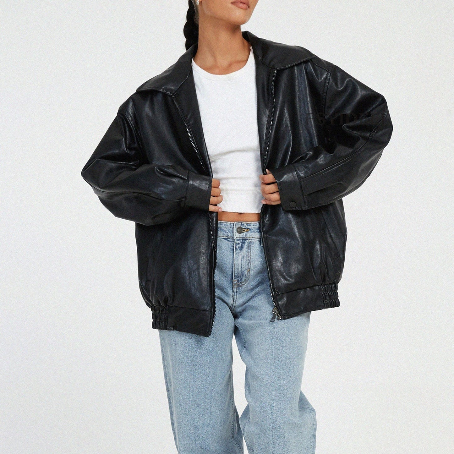 Daisy | Women Spring Zip Up Bomber Jacket