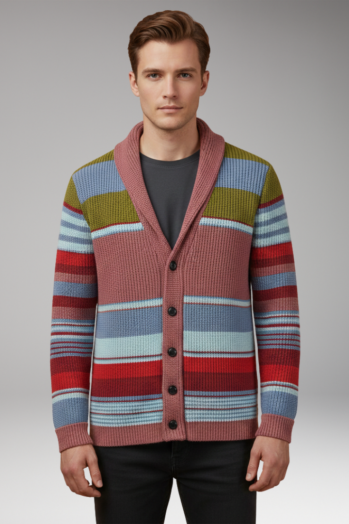 Men's Button Sweater Jacket