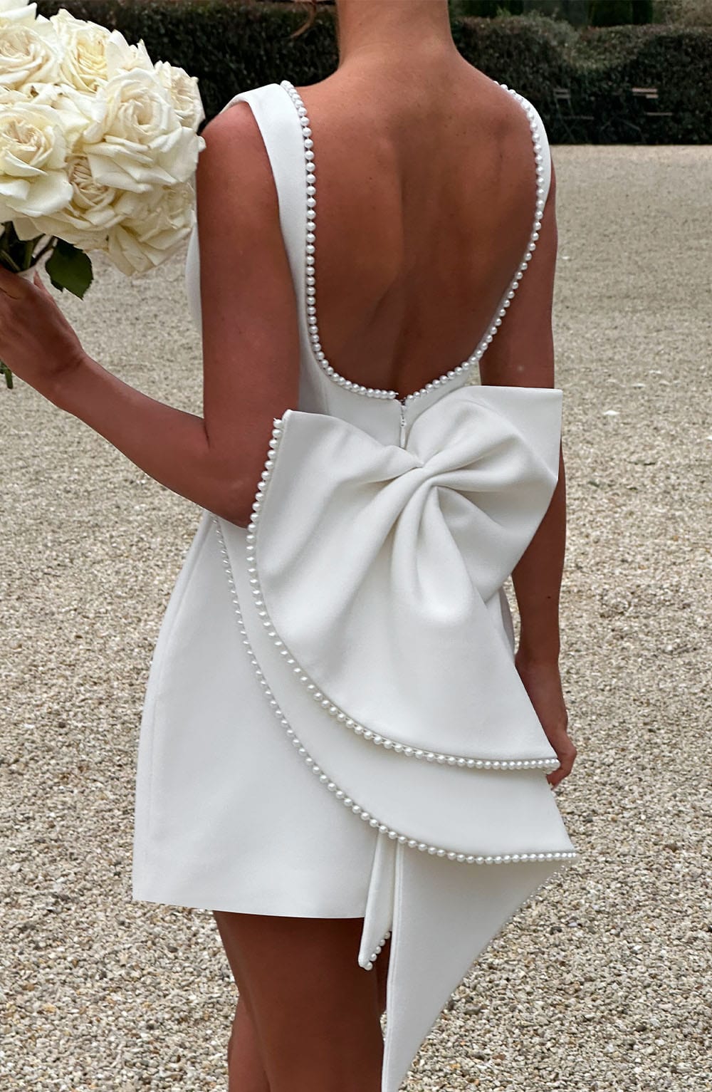 Hailey | Women Wedding Guest Structured Mini Dress