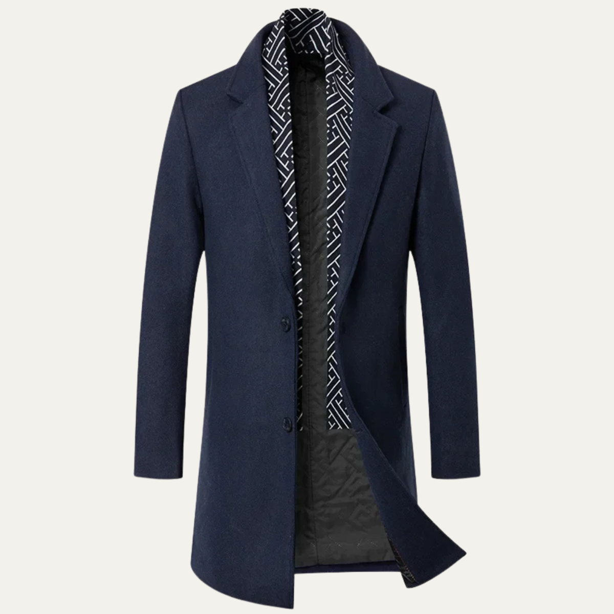 Men's Classic Wool Formal Winter Coat