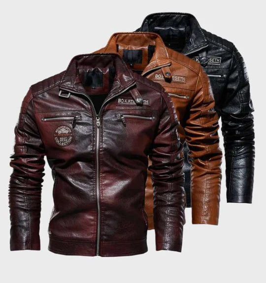 Men's Leather Jacket Bold Timeless Design