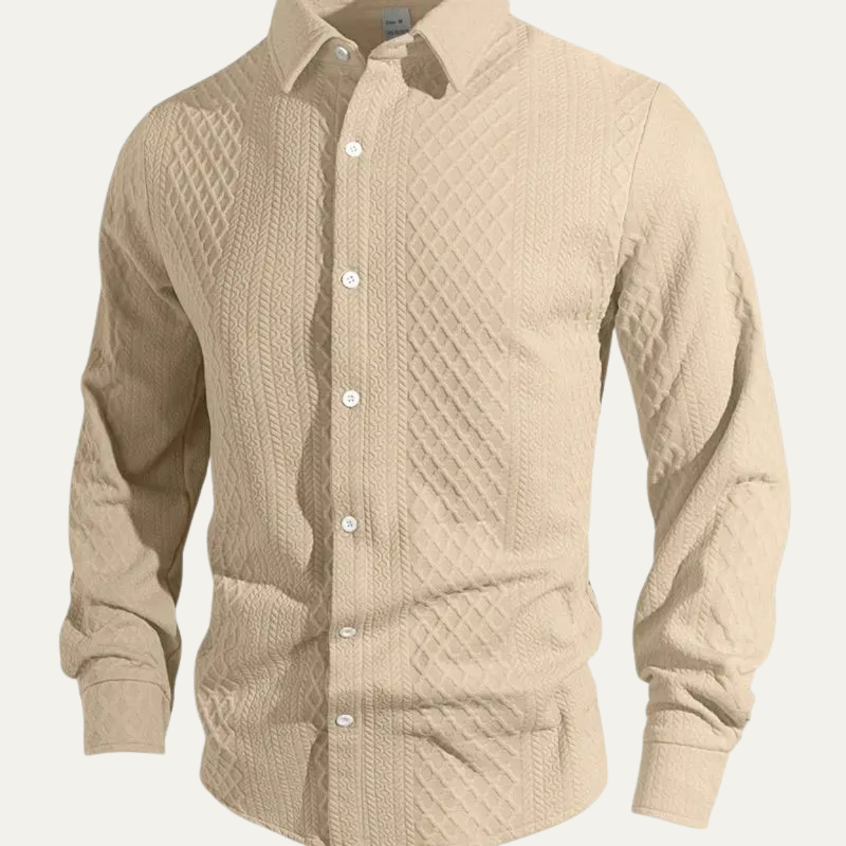 Men's Knit Business Shirt