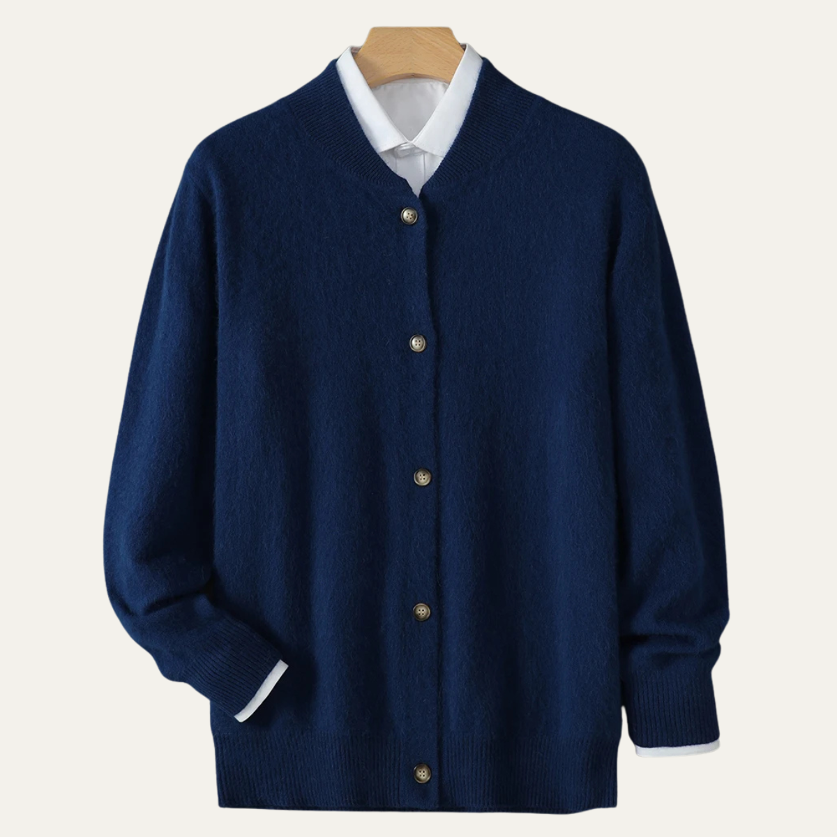 Men's Soft Knit Cardigan 100% Wool