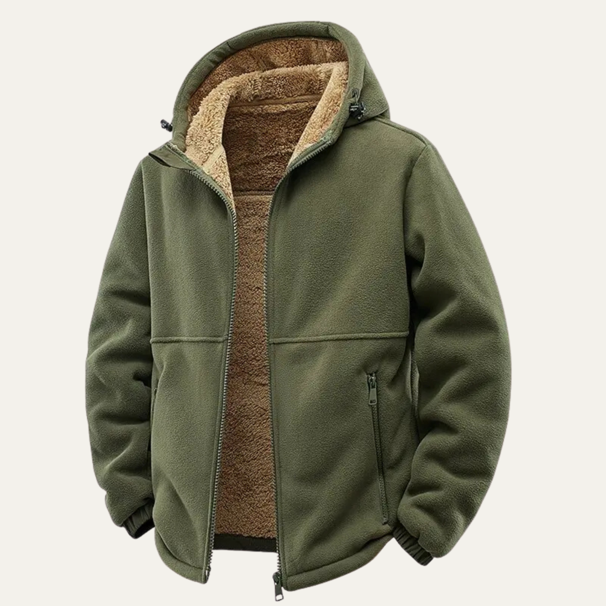 Hearthstone Men's Fleece Lined Hooded Jacket