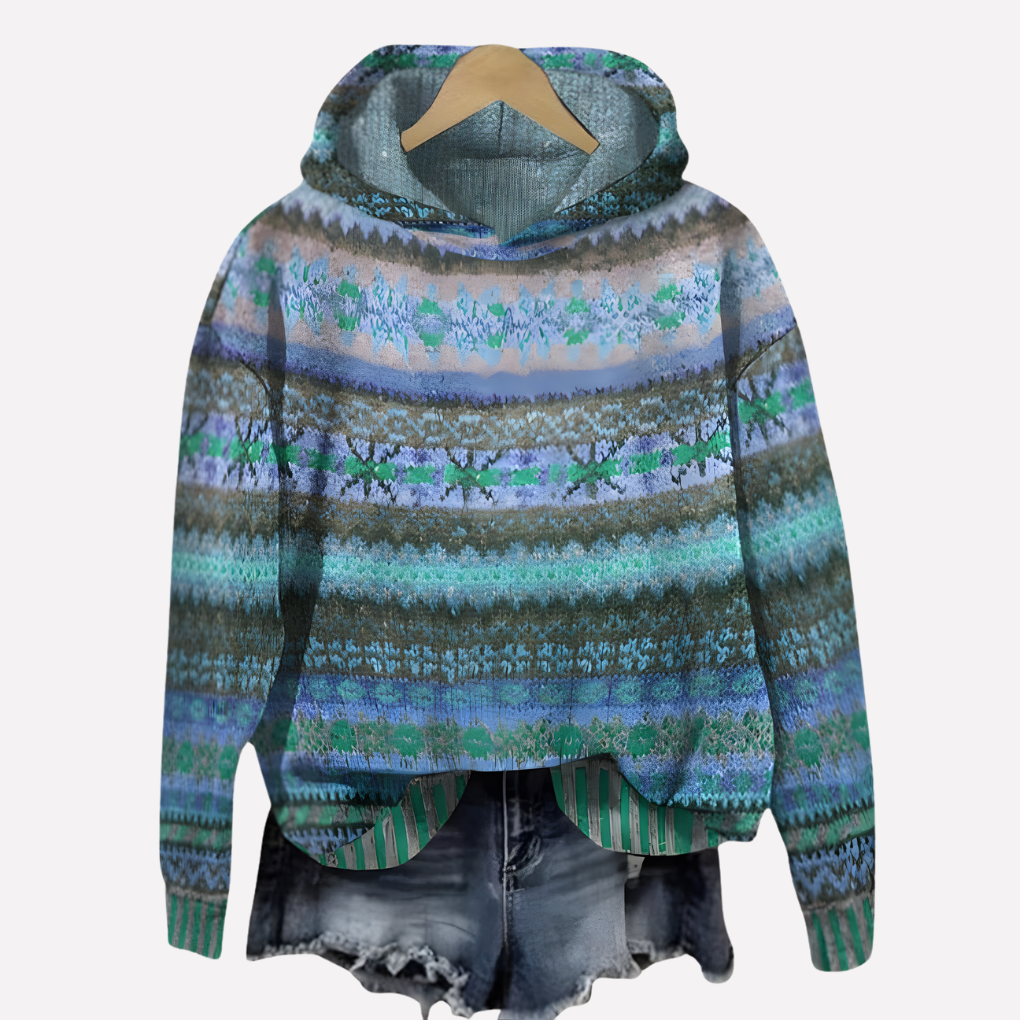 Women's Hooded Pullover Sweater