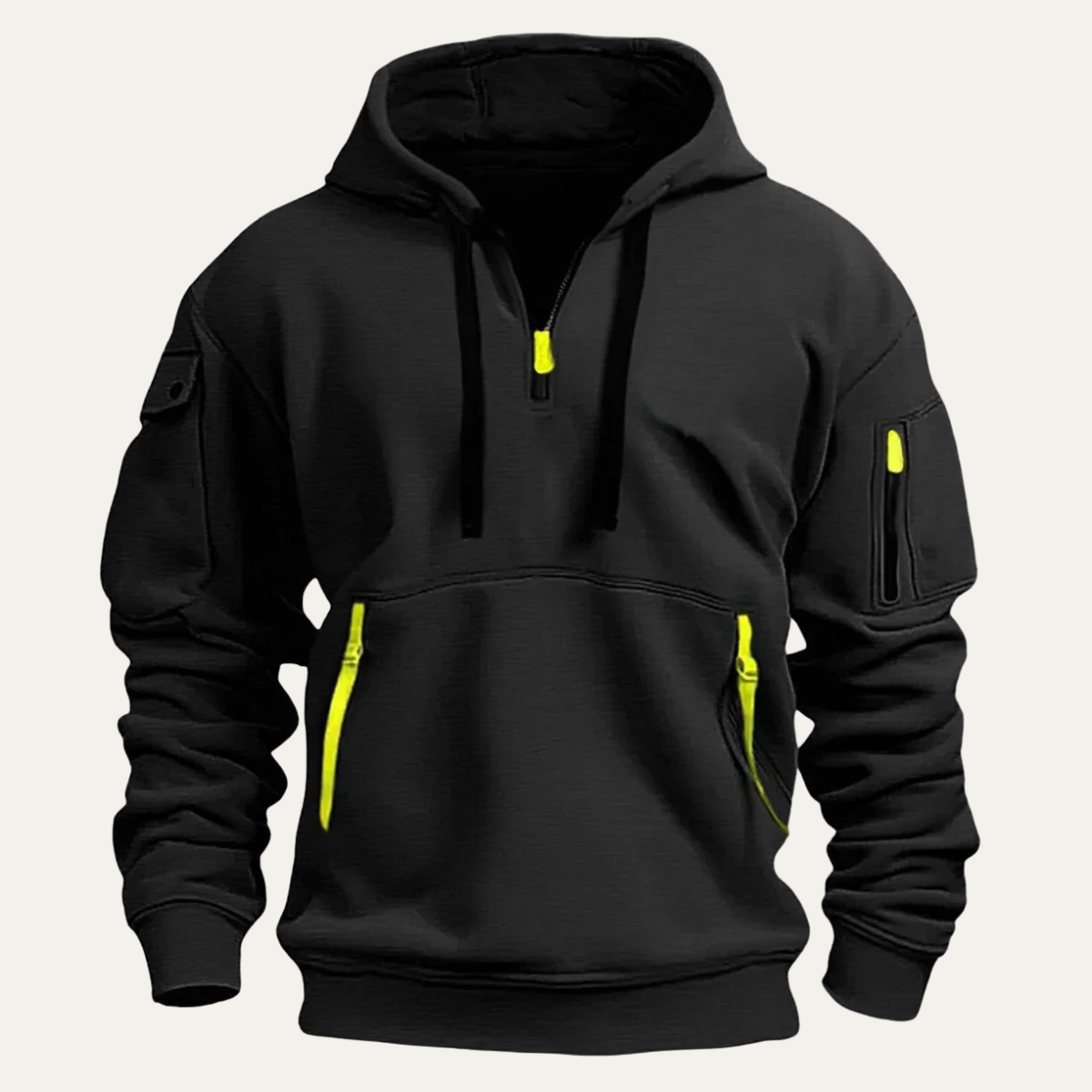 Men's Multi Pocket Hoodie Jacket Durable