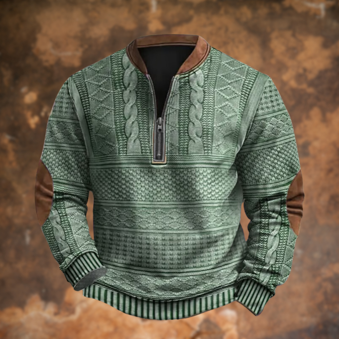 Patrick | Men’s Spring Textured Half Zip Pullover