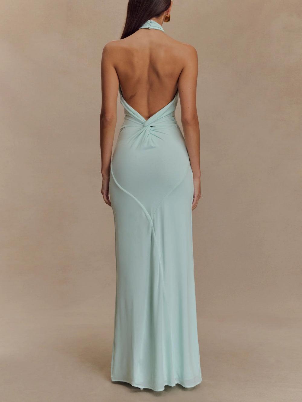 Women's Halter Maxi DressSlinky