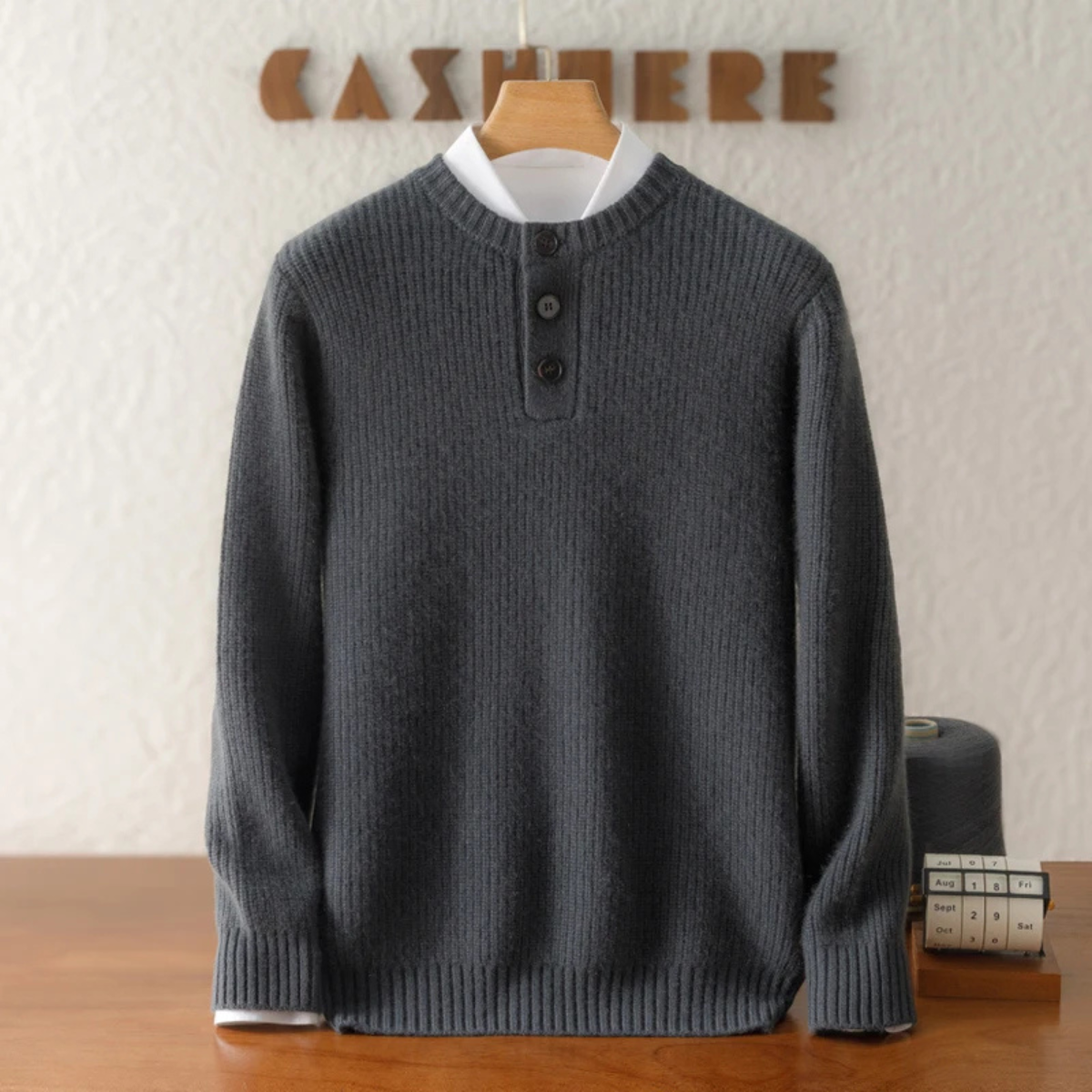 Winsterly Men's Crew Neck Sweater