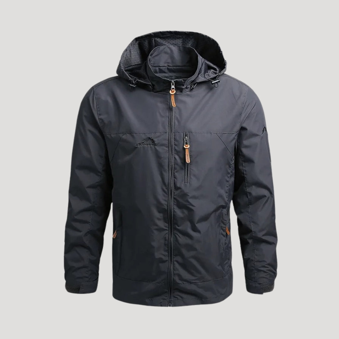 Jason | Men’s Spring Hooded Zip Front Jacket