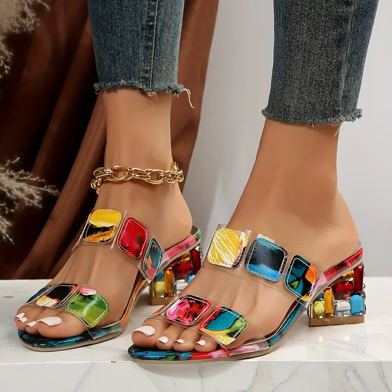 Nyla Women's Wide Fit Flat Sandals