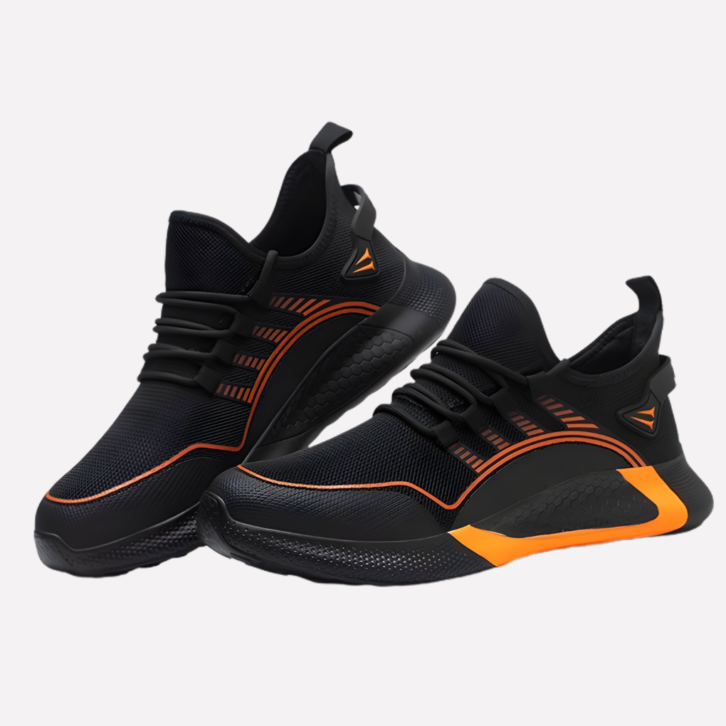 Men's Breathable Work Sneakers Air Flow Design
