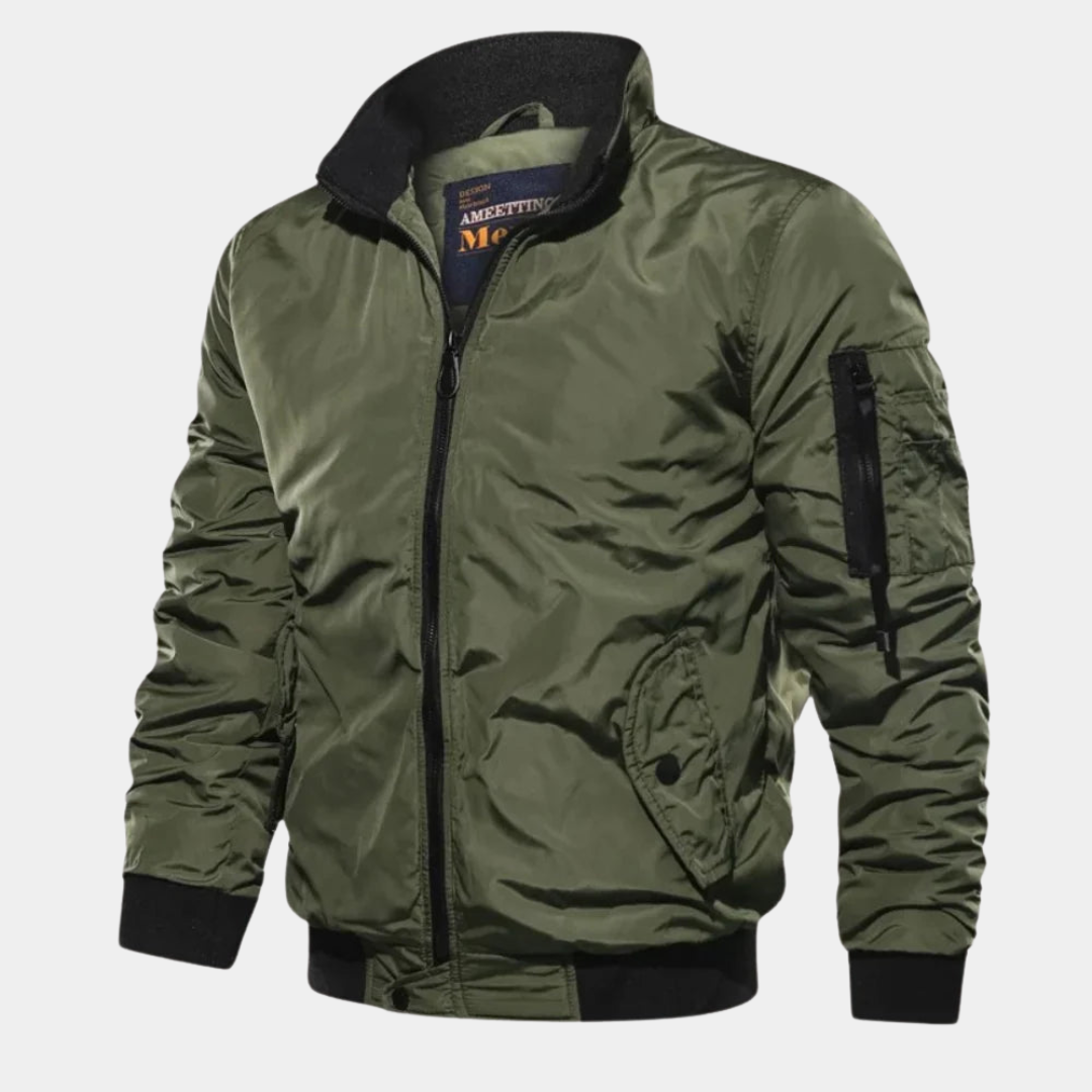 Lars Men's Windproof Bomber Jacket