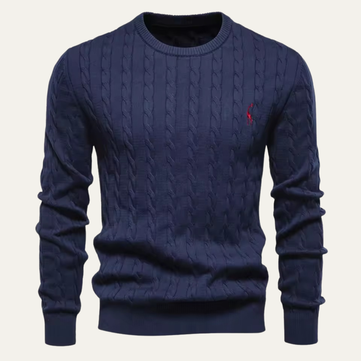 Men's Classic Cotton Cable Knit Sweater