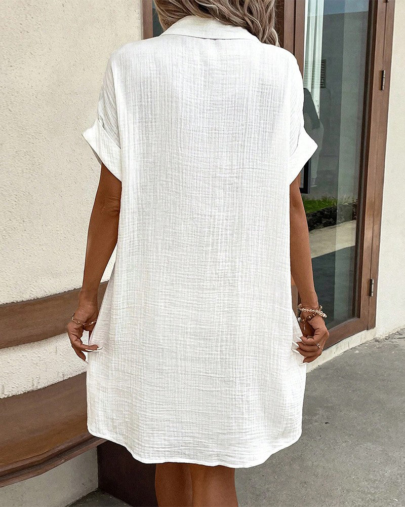 Women's Collared Mini Dress