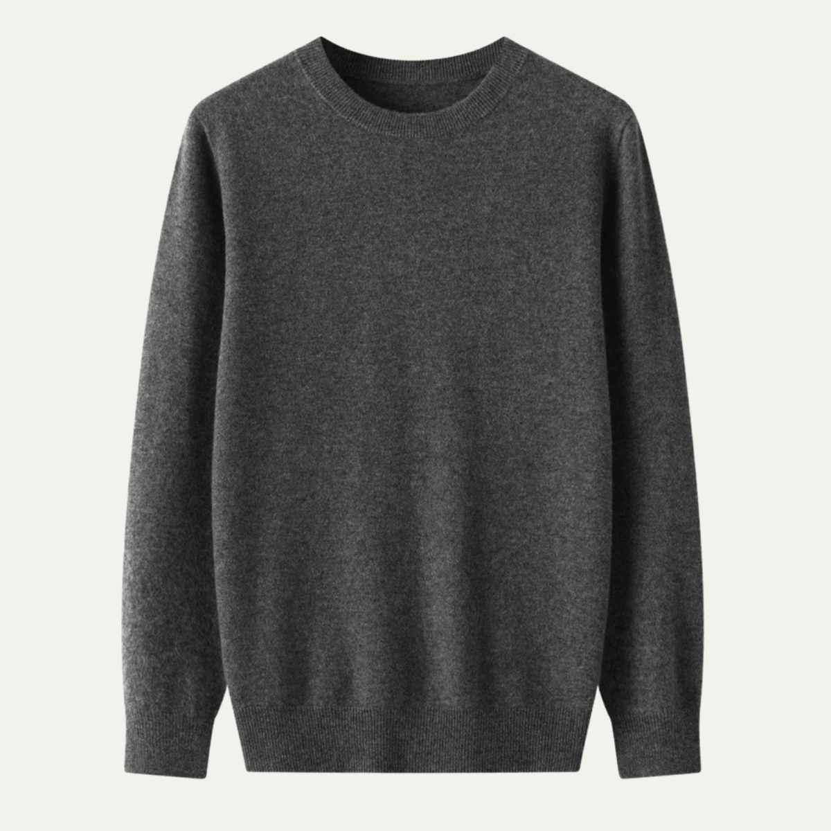 Men's Merino Wool O Neck Sweater