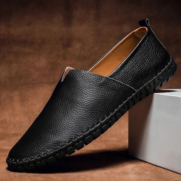 Men's Faux Leather Loafers Comfortable