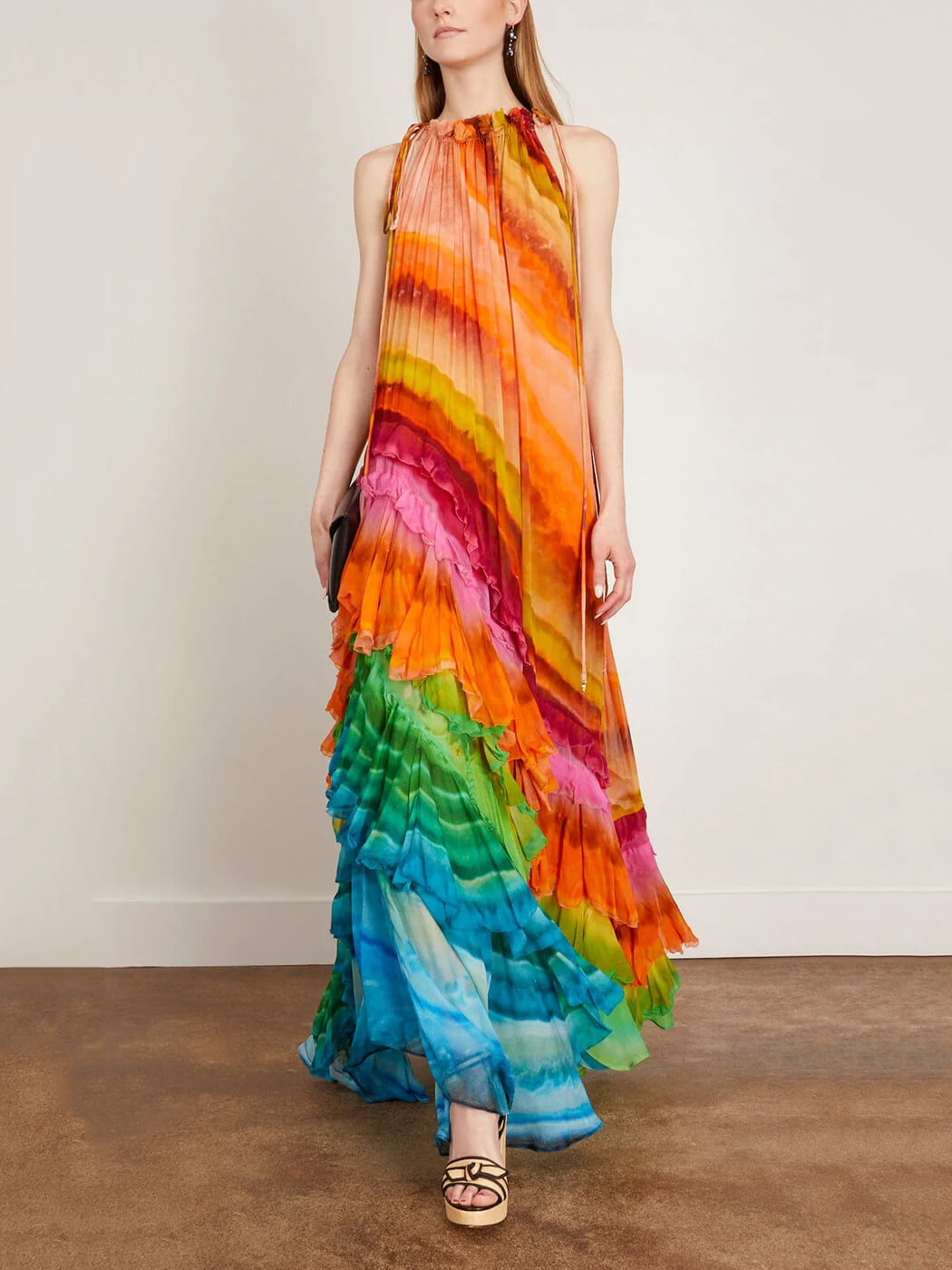Women's Ruffle Maxi Dress