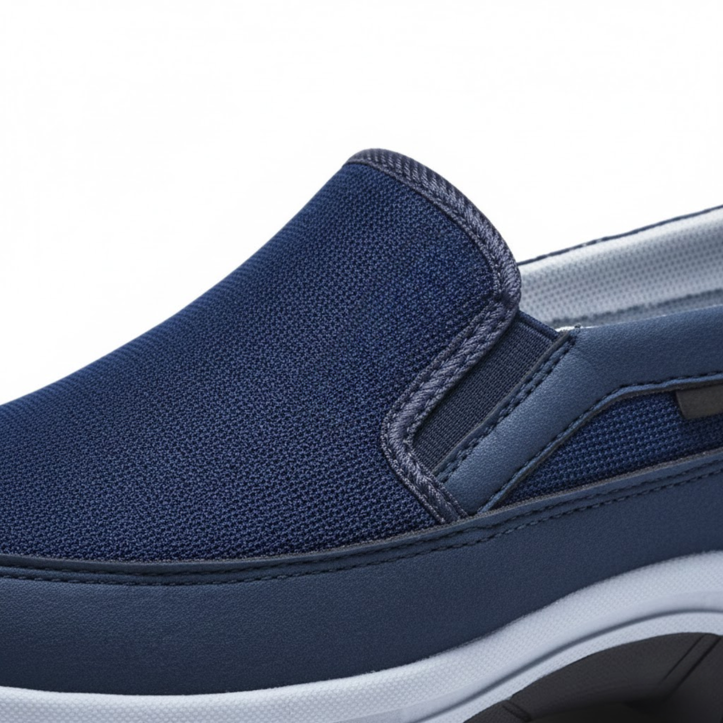 Men's Lightweight Breathable Mesh Loafers Retro Non-Slip Driving Sneakers