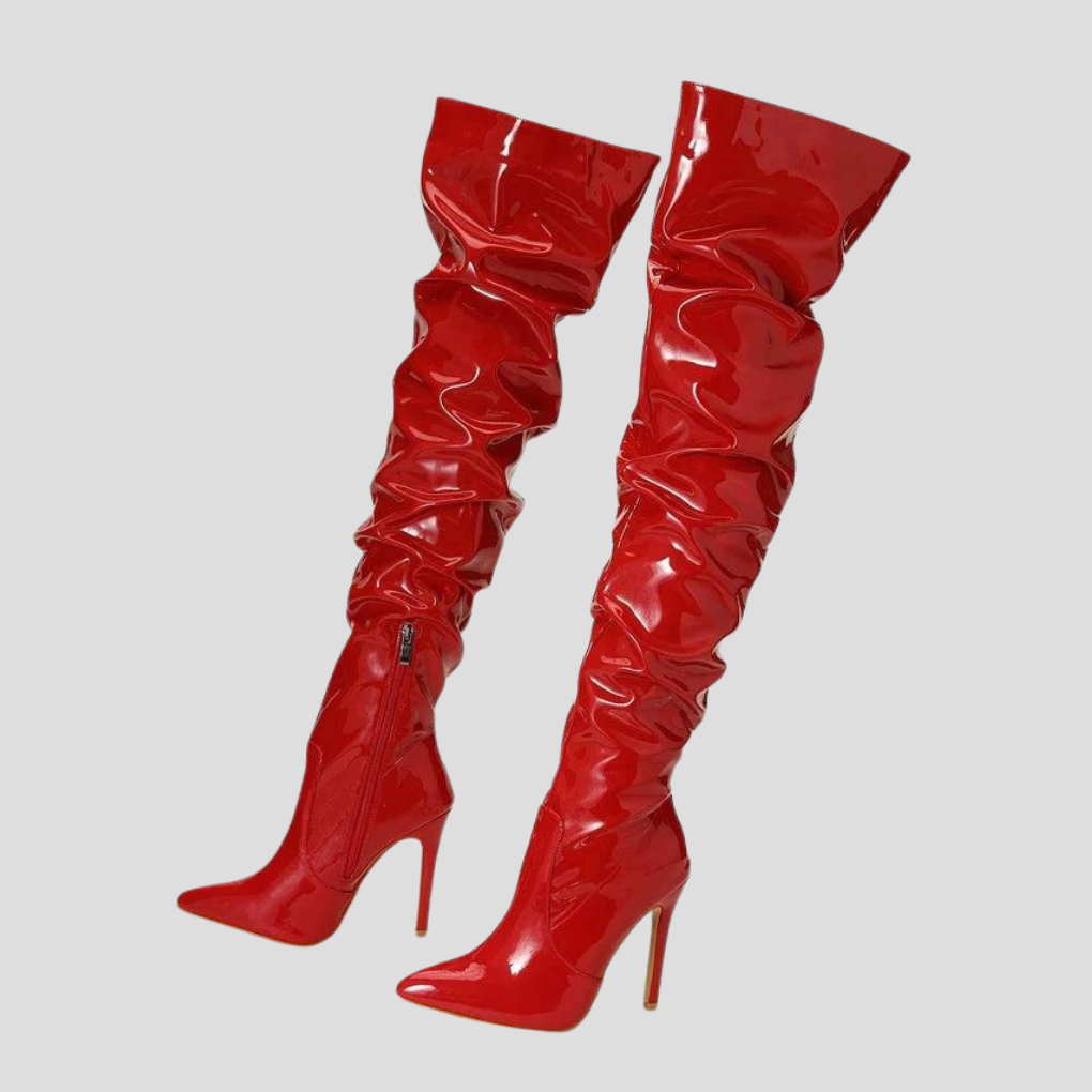 Women's High Heel Ankle Boots 8cm