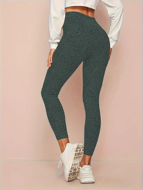 Women's Leopard High-Waist Leggings