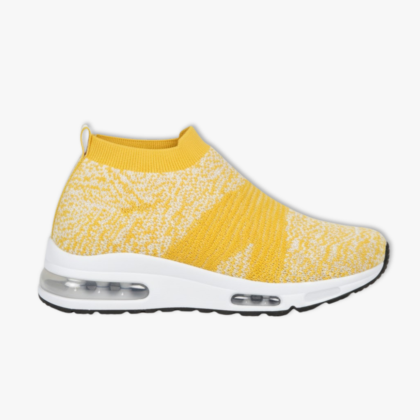 Women's Fly Knit Slip-On Sneakers with Air Cushion Sole