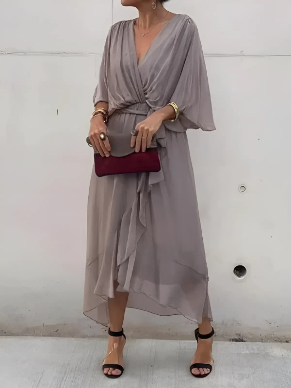 Lori Women's Midi Wrap Dress