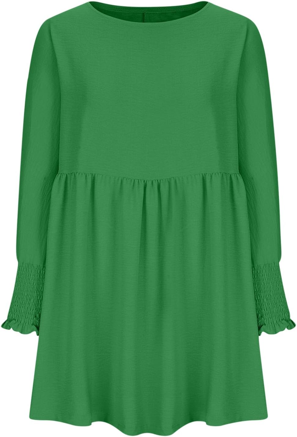 Women's Summer Dress Loose Fit Round Neckline