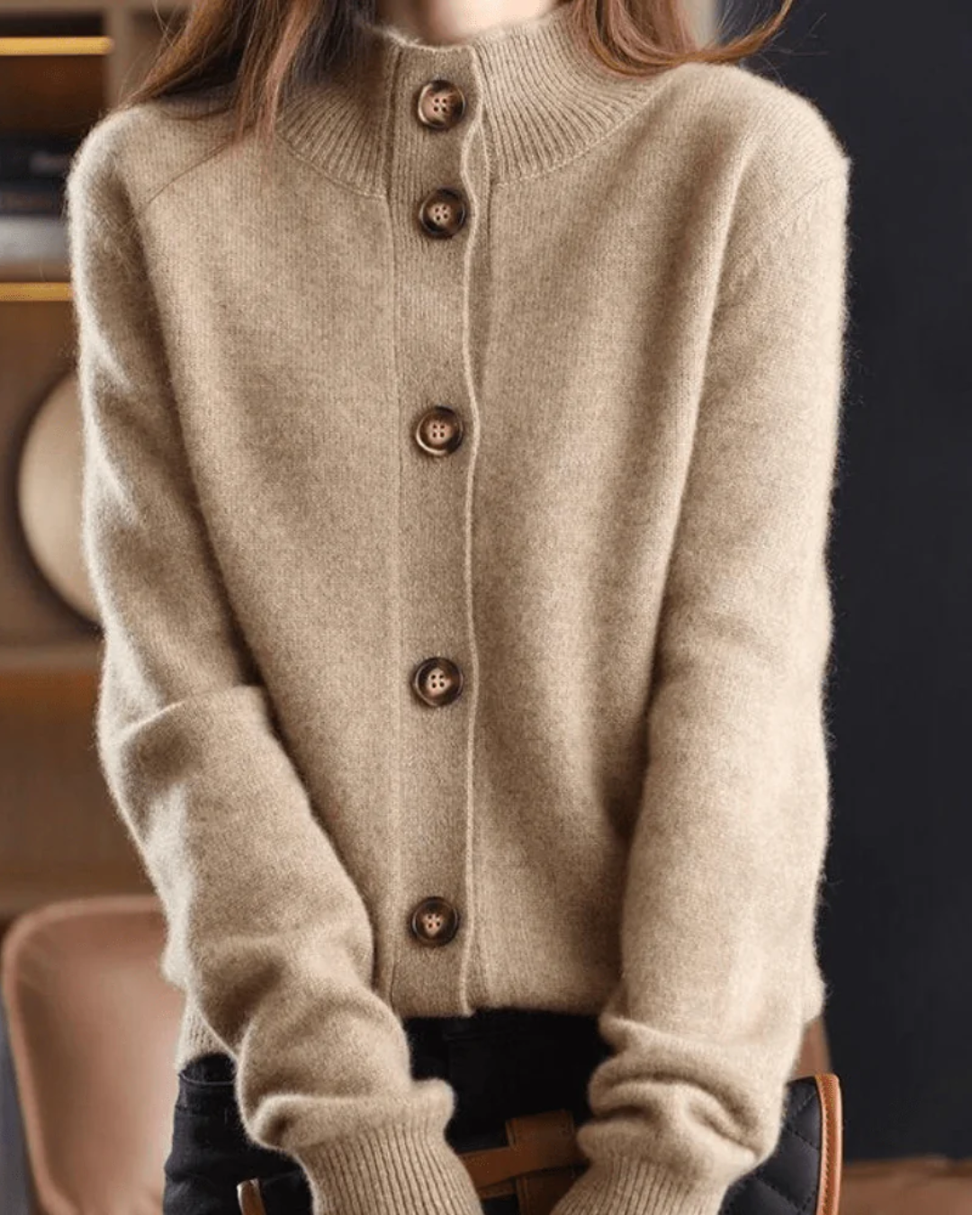 Lysandra | Soft Button-Front Knit Cardigan