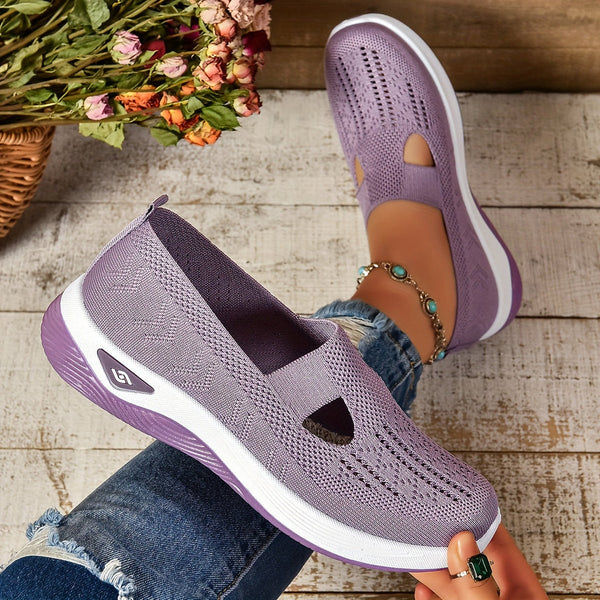 Women's Slip-On Sneakers Closed-Toe