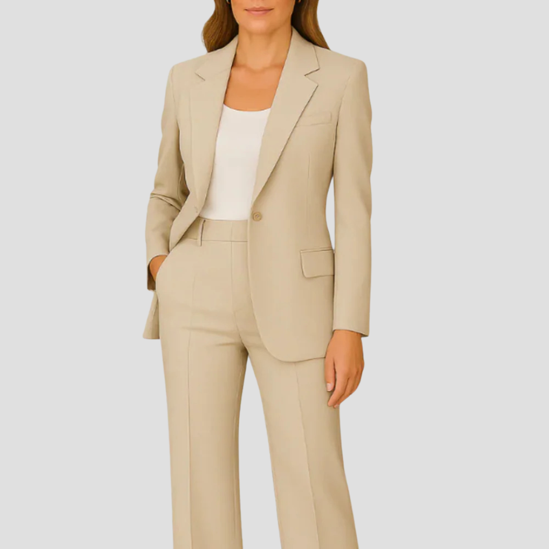 Daisy | Women’s Tailored Suit Set with Long Blazer