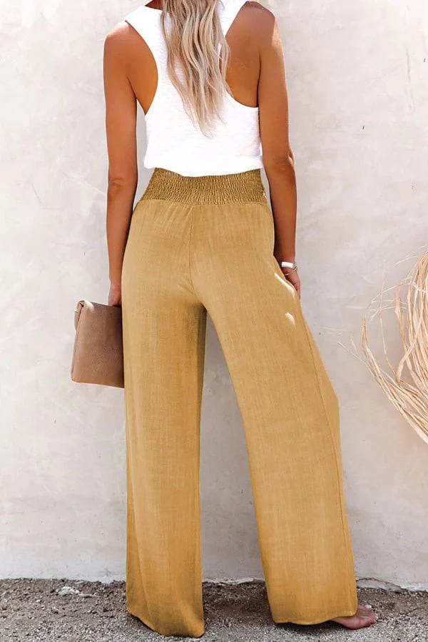 Women's High-Waisted Comfort Trousers