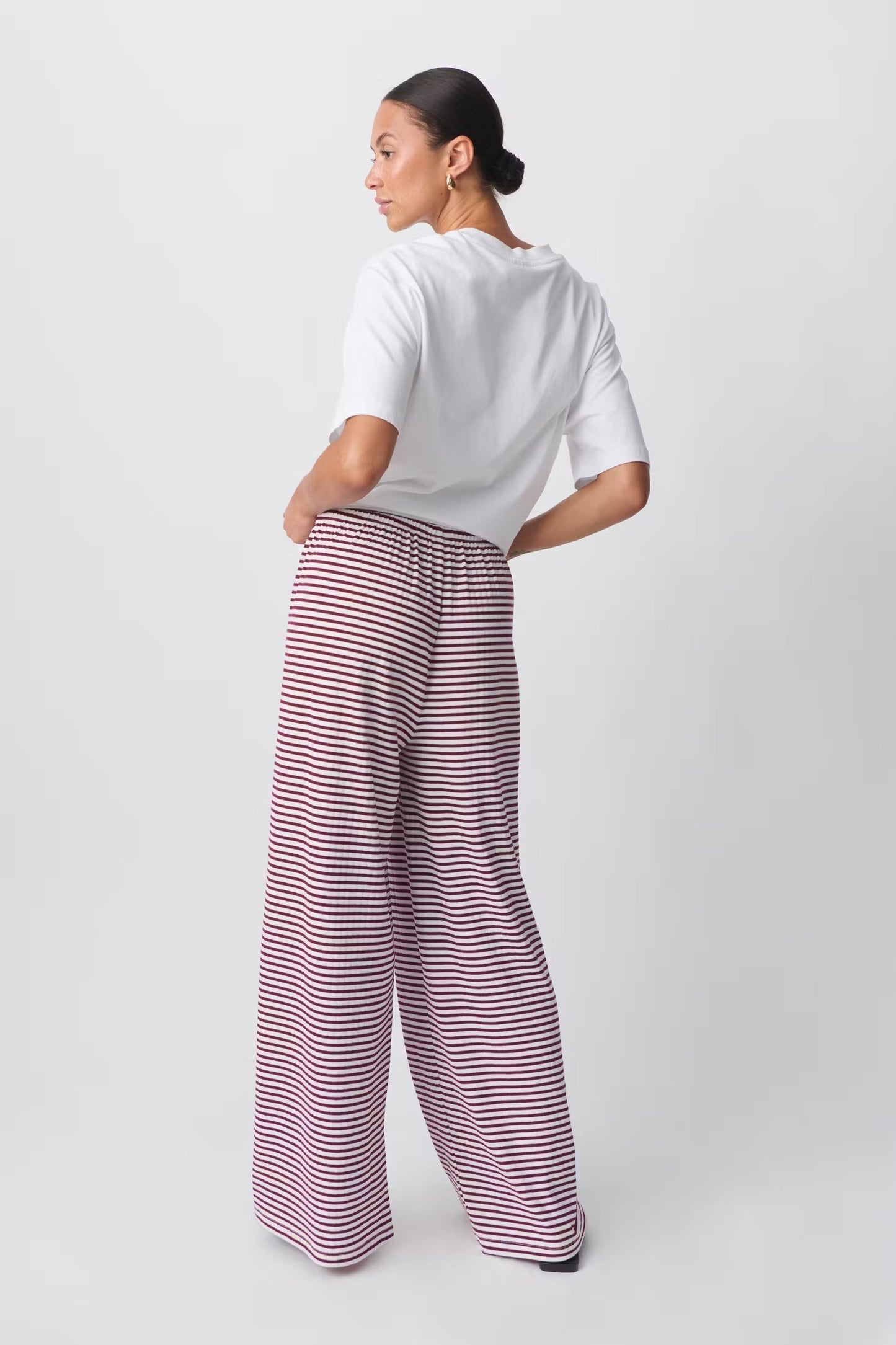Claire | Women’s Spring Striped Flare Pants