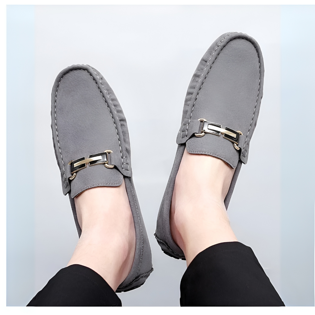 Men's Suede Slip On Loafers
