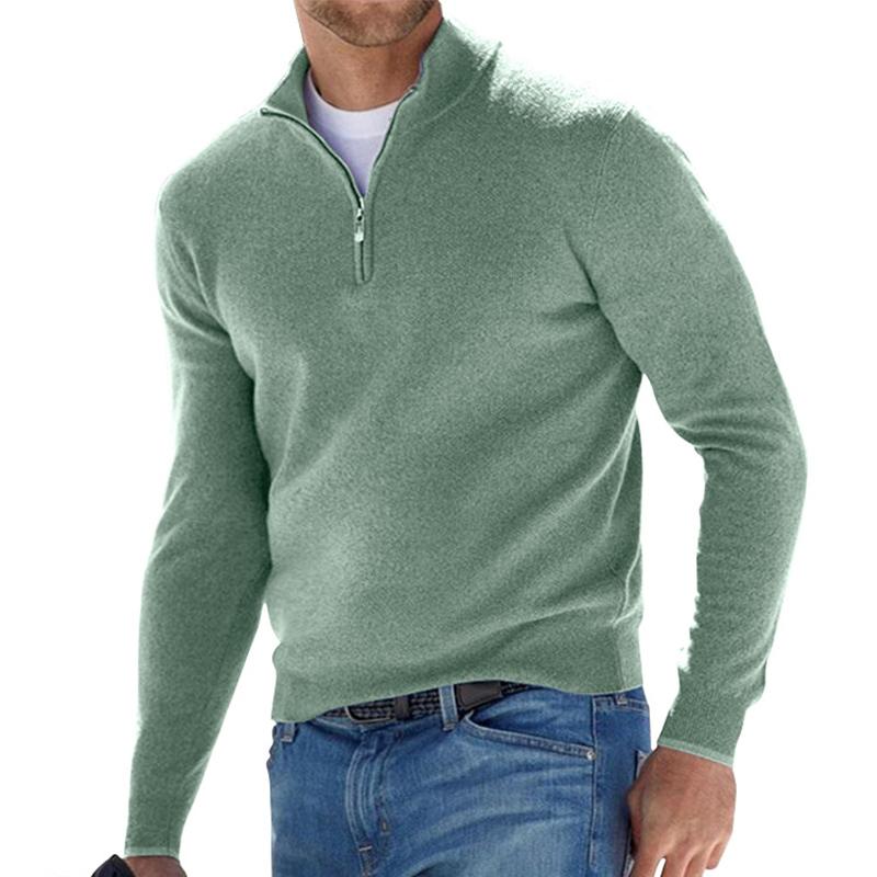 Half-Zip Men’s Knit Pullover Sweater