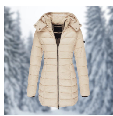 Long Quilted Winter Puffer Coat for Women