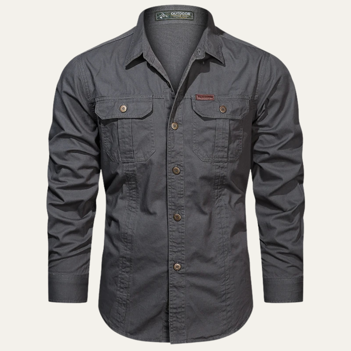 Men's Cotton Cargo Shirt