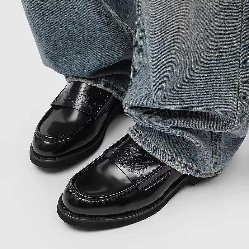 Shelby Men's Leather Loafer Shoe