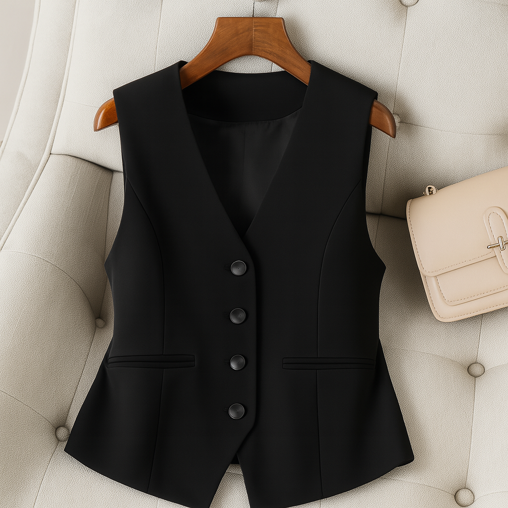 Women's Vintage Chic Vest - Fashinoza