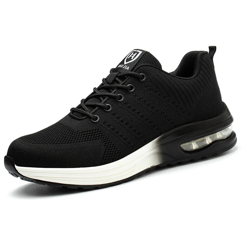 Unisex Steel Toe Safety Shoes Air Cushion Lightweight Puncture Proof Work Sneakers
