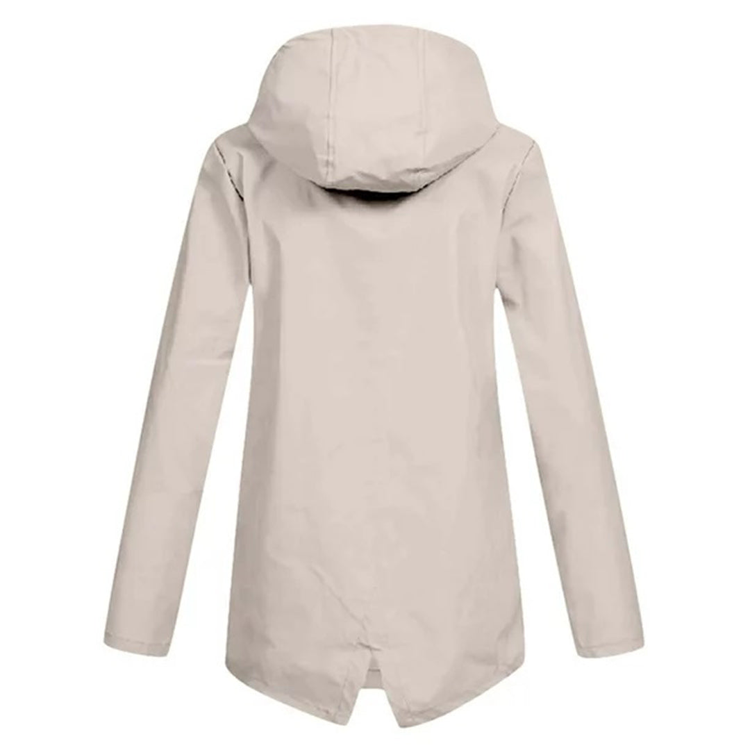 Women's Waterproof Mid-Length Zipper Jacket