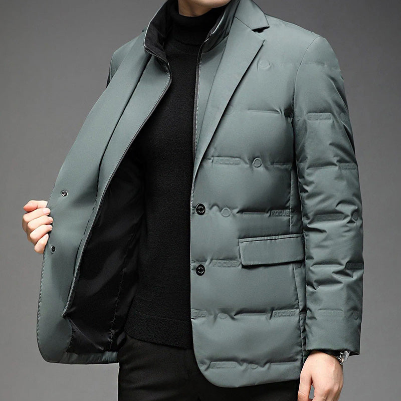 Men's Down Insulated Waterproof Winter Jacket