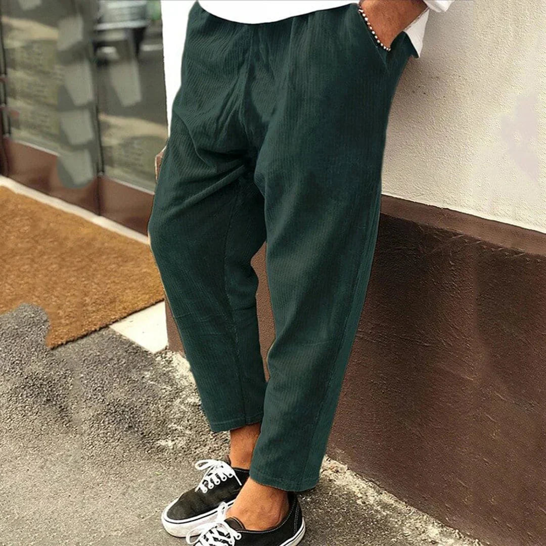 Clyde Men's Corduroy Pants Comfortable Classic Style