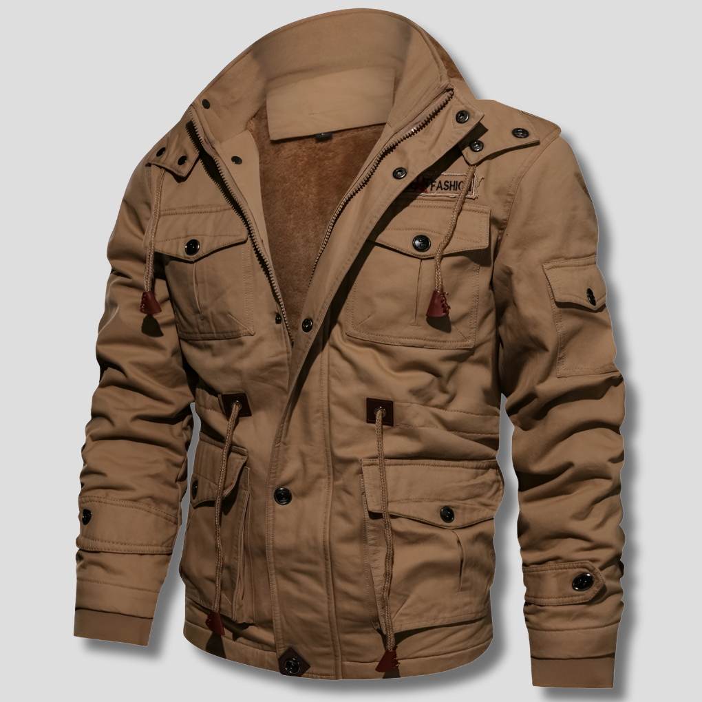 Men's Winter Jacket Waterproof Insulated Black