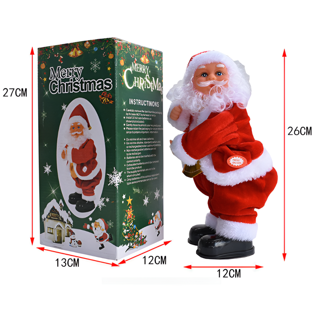 Singing Dancing Santa Claus Figure - Fashinoza