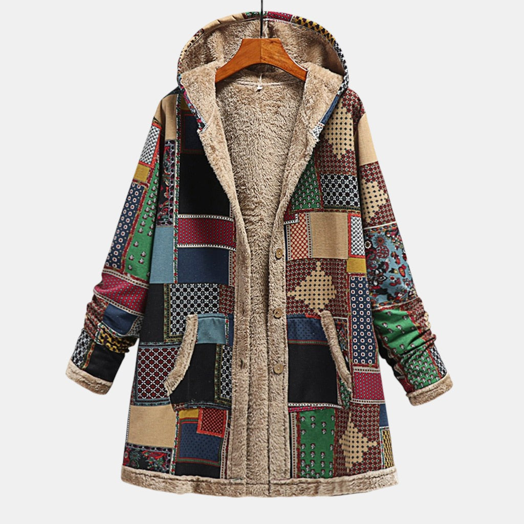 Women's Cozy Hooded Jacket - Fashinoza