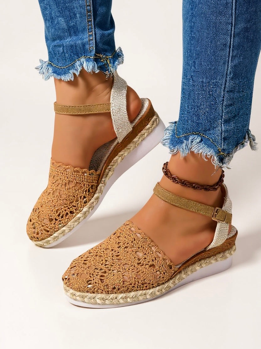 Women's Woven Platform Sandals