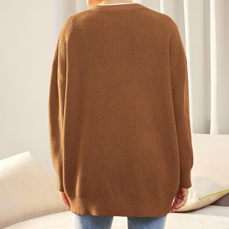 Evelyn | Women’s Winter Knit Casual Button Up Cardigan Caliboot