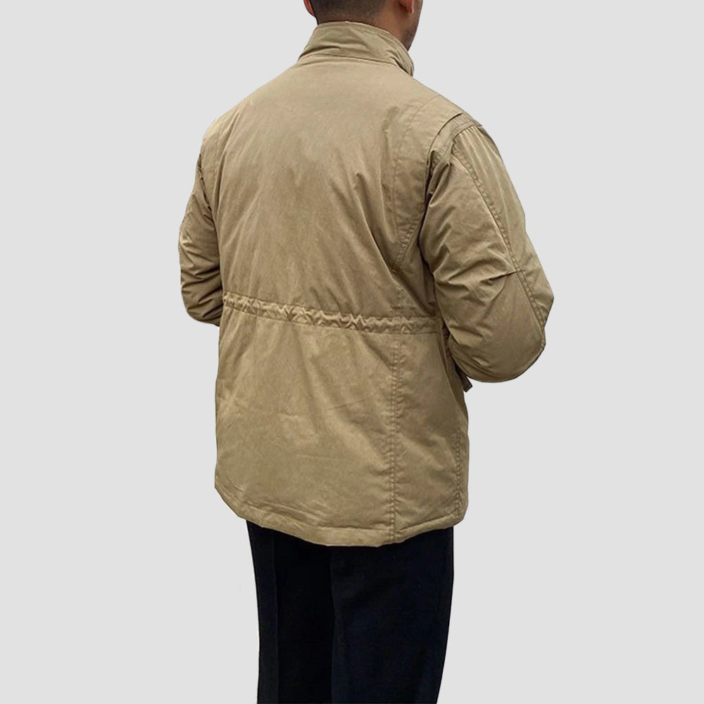 Lorenzo Vitali Men's Retro Work Jacket Vintage Style Outerwear