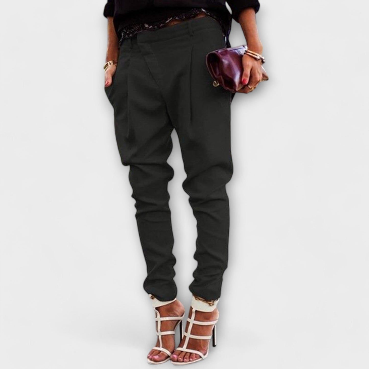 Tailored Tapered Ankle Pants